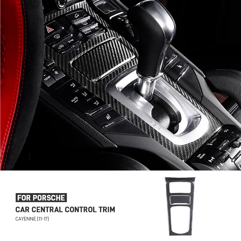 

Для Porsche Cayenne 958 2011-2017 настоящее углеродное волокно, центральное управление автомобиля, рамка переключения передач, панель, накладка, наклейка, аксессуары