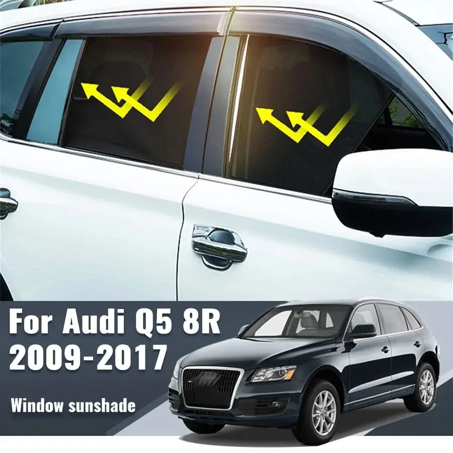 

For Audi Q5 8R 2009-2017 Sun Shade Car Sun Visor Front Windshield Curtains Summer Window Sunshade Auto Accesorries