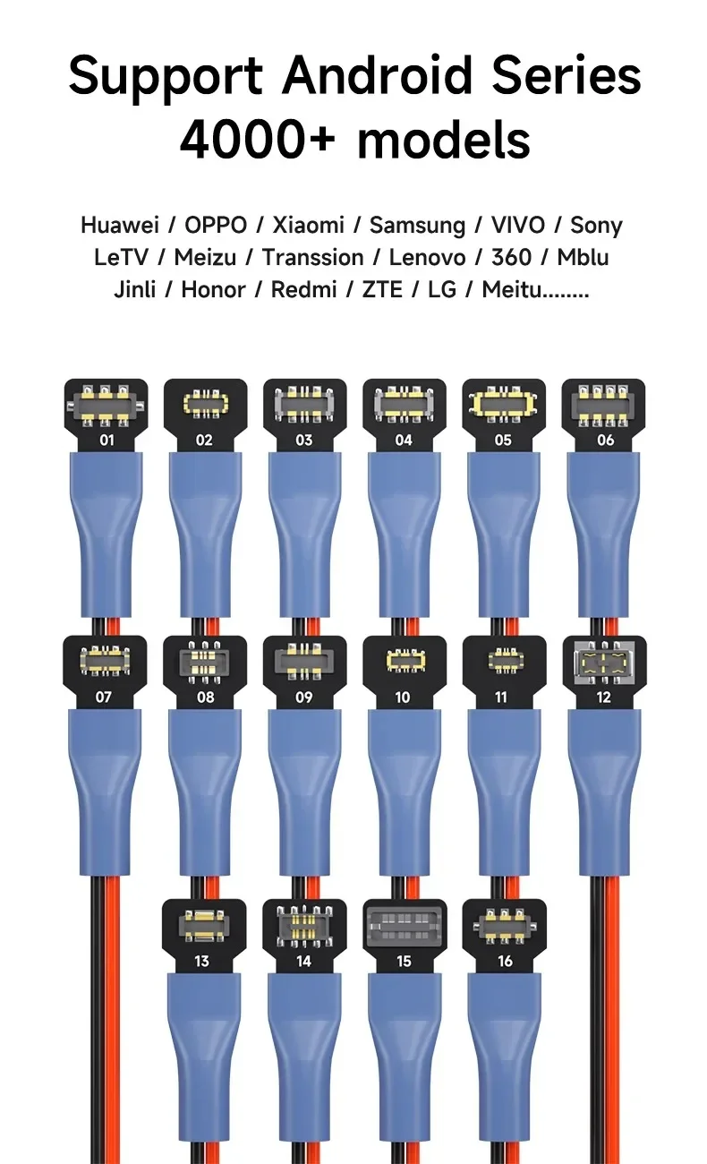ميكانيكي الطاقة PCB آيفون أندرويد كابل التمهيد الطاقة آيفون 6G-16PM / أندرويد كشف تفعيل البطارية ل iboot المحمول