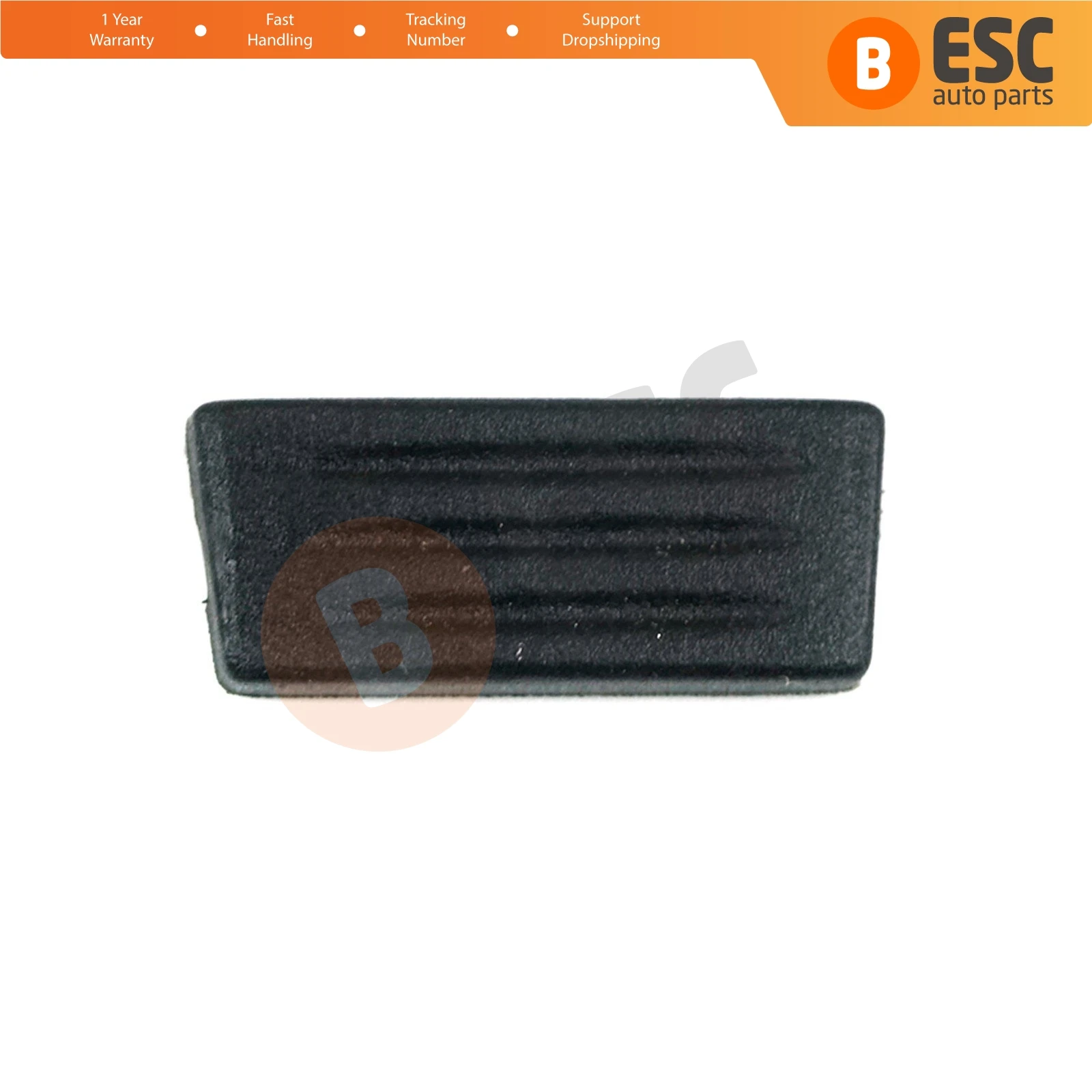 

ESC Auto Parts EDP521 1-Button Remote Key Housing Case Cover Black Color Button for Fiat Punto Doblo Bravo Ship From Turkey