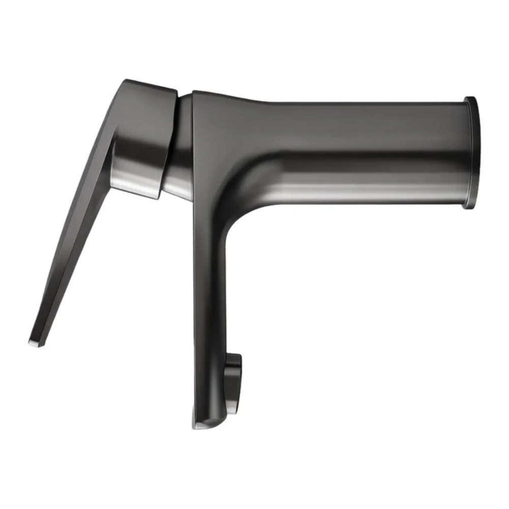 Single Lever Bathroom Faucet Constructed Entirely from 304 Stainless Steel Supporting Hygienic and Low Maintenance Installation