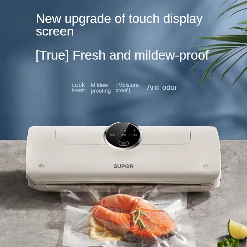 Upgrade Your Kitchen with the SUPOR Automatic Vacuum Sealer for Easy and Efficient Food Storage and Preservation 220V