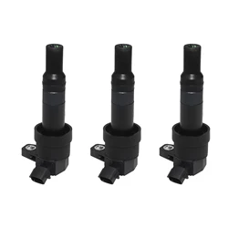 3Pcs Ignition Coil For Hyundai i10 I 1.0 2011-2017 II 2013- For Kia Picanto 2 1.0L 2730104000 27301-04000 High Quality