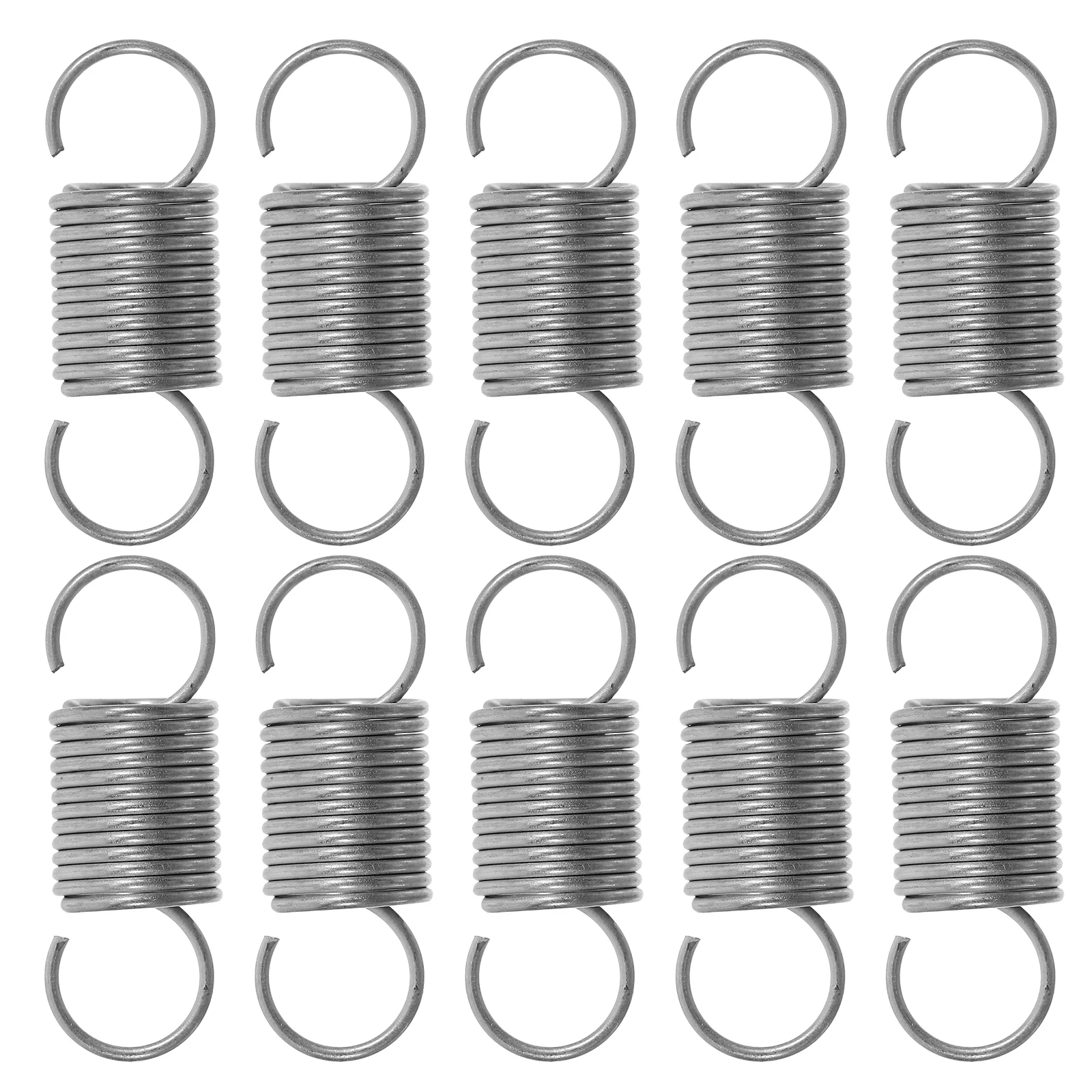 

10pcs 10 Tension Springs 02 Inch Wire 0 2 to 0 59 Inch Outer Diameter Stainless Steel Double Hook Extension for Mechanical