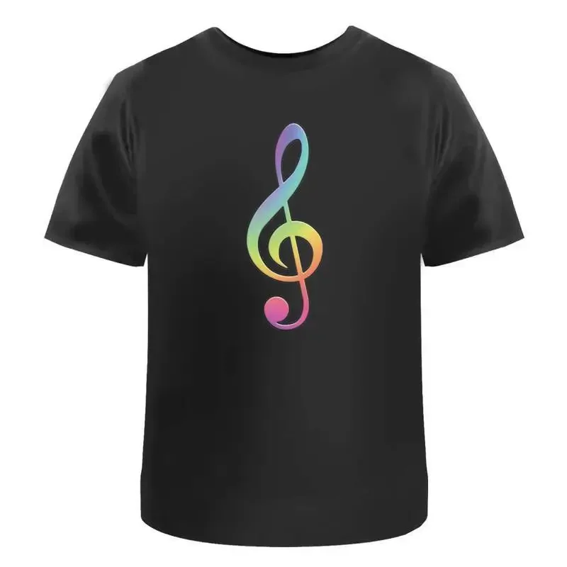 Bright Treble Clef' Cotton T Shirt Ta040785