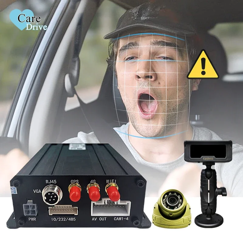 

CareDrive MR910-D DSM Driver Fatigue Alarm Alert 3g/4g/WIFI 4CH Fleet GPS Mobile DVR Sleep Sensor Driving Safety Warning System