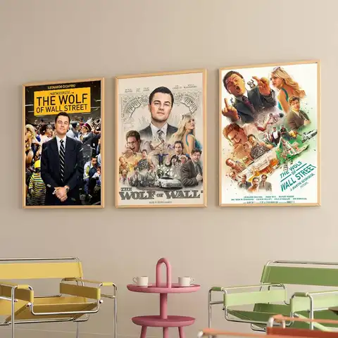 Affiche de film t-loup-w-w-wall s-street-s, peintures auto-adhésives, imprimés, décor de maison, chambre à coucher, salon, cadeau Vintage