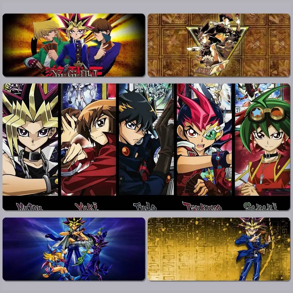 Anime YU Gi Oh INS Tide Large Gaming Laptop Computer Desk Mat Mouse Pad Mouse Mat Notbook Mousepad Gamer For Teen Girls Bedroom