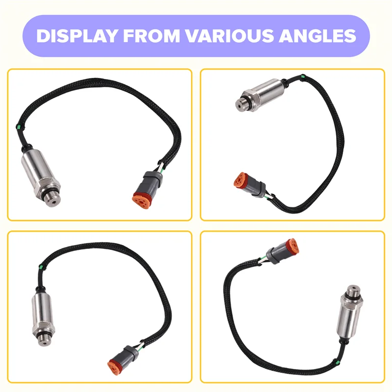 

AUTO Excavator Compatible Oil Pressure Sensor- For CAT E525 E535C 772G 770G Models(221-3417, 2213417)
