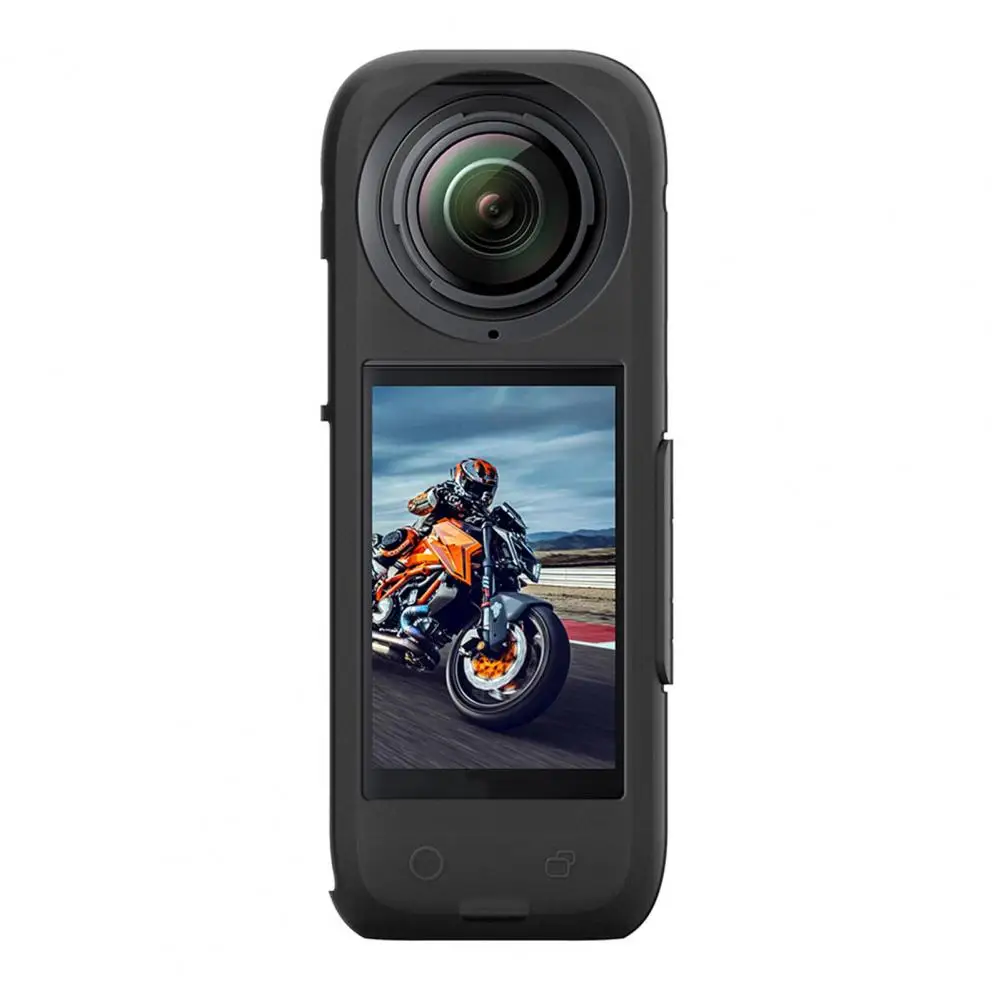 부드러운 실리콘 카메라 커버, 내구성 있는 카메라 보호대 슬리브 커버, Insta360 X4 긁힘 방지 충격 방지, 궁극의 충격 방지