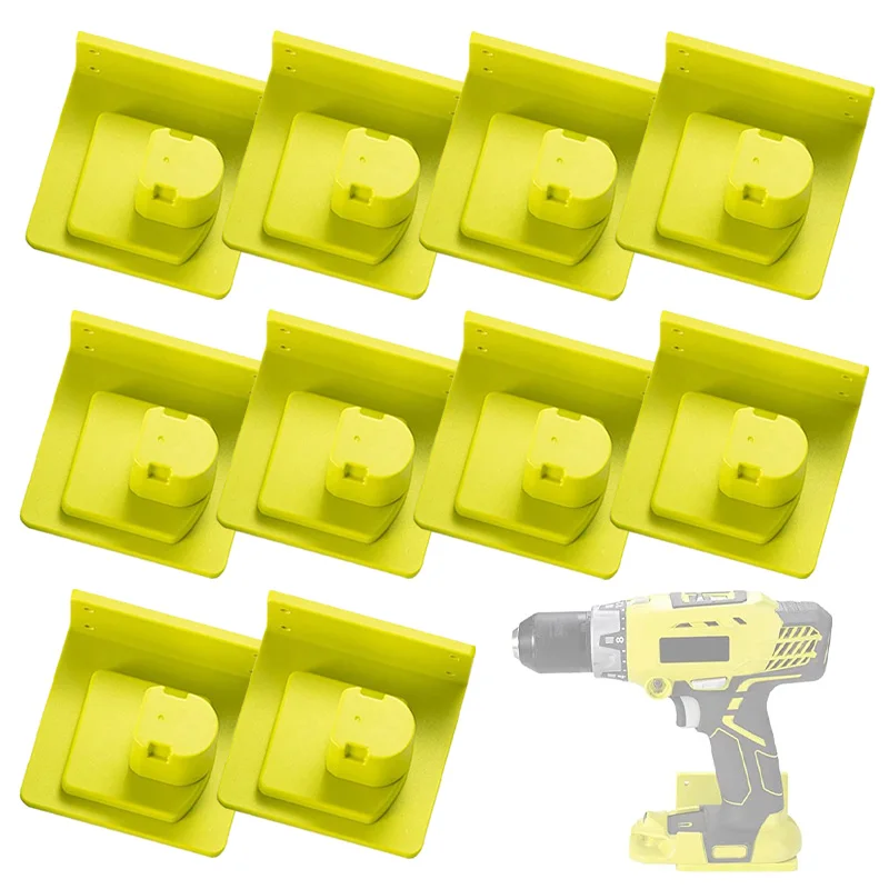 

2~10Packs for Ryobi Holder 18V Battery Adapter Drill Mount Dock Case Suitcase for The Power Tools Storage Accessories