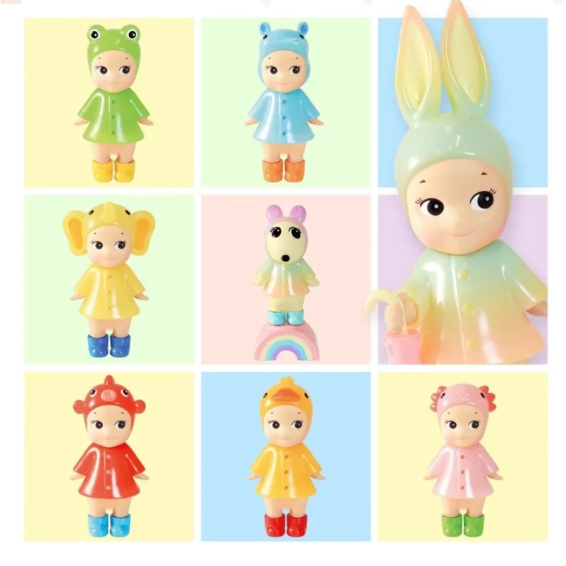 

6pcs Sonny Angel Doll Rainy Day Series Series Blind Box Mini Figures Action Model Collectible Decor Girl Toy Birthday Gift New