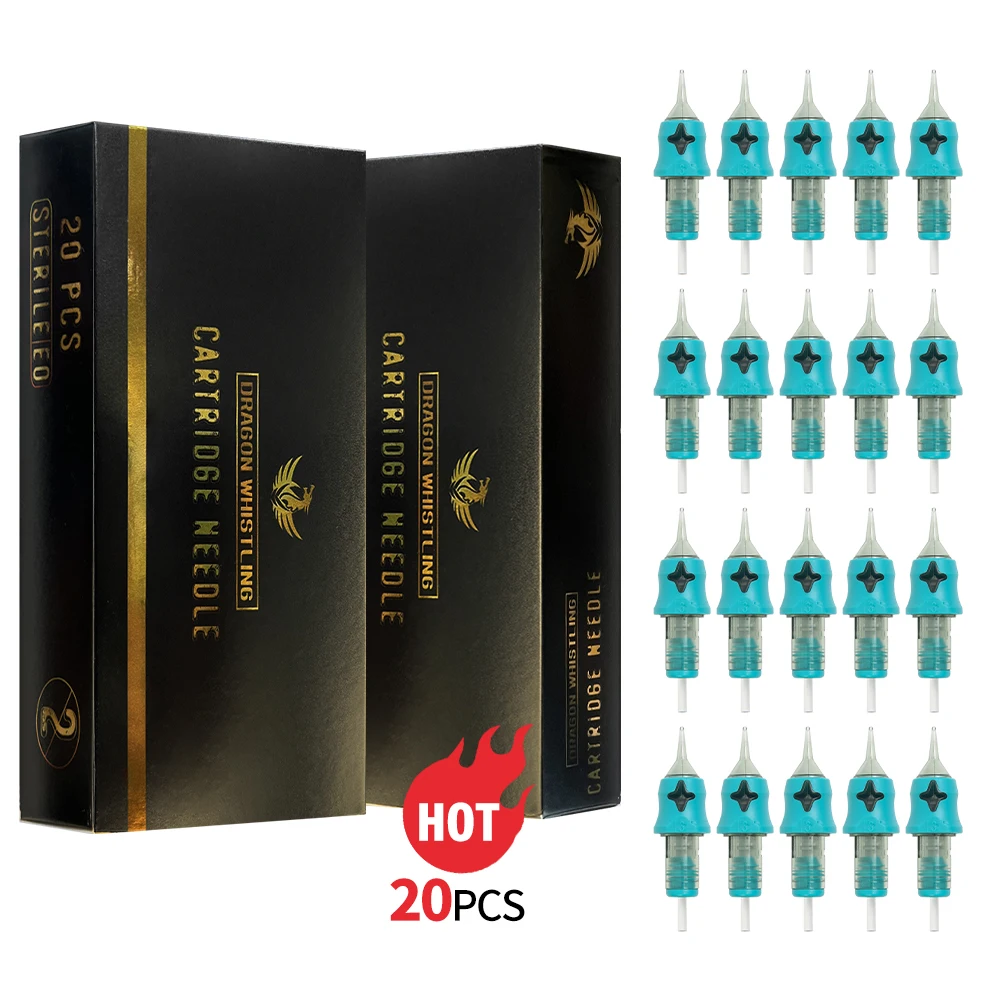 

20PCS Disposable Sterile Tattoo Needles Universal Tattoo Cartridge Needles Revolution Cartridge For Tattoos Machines Body Art