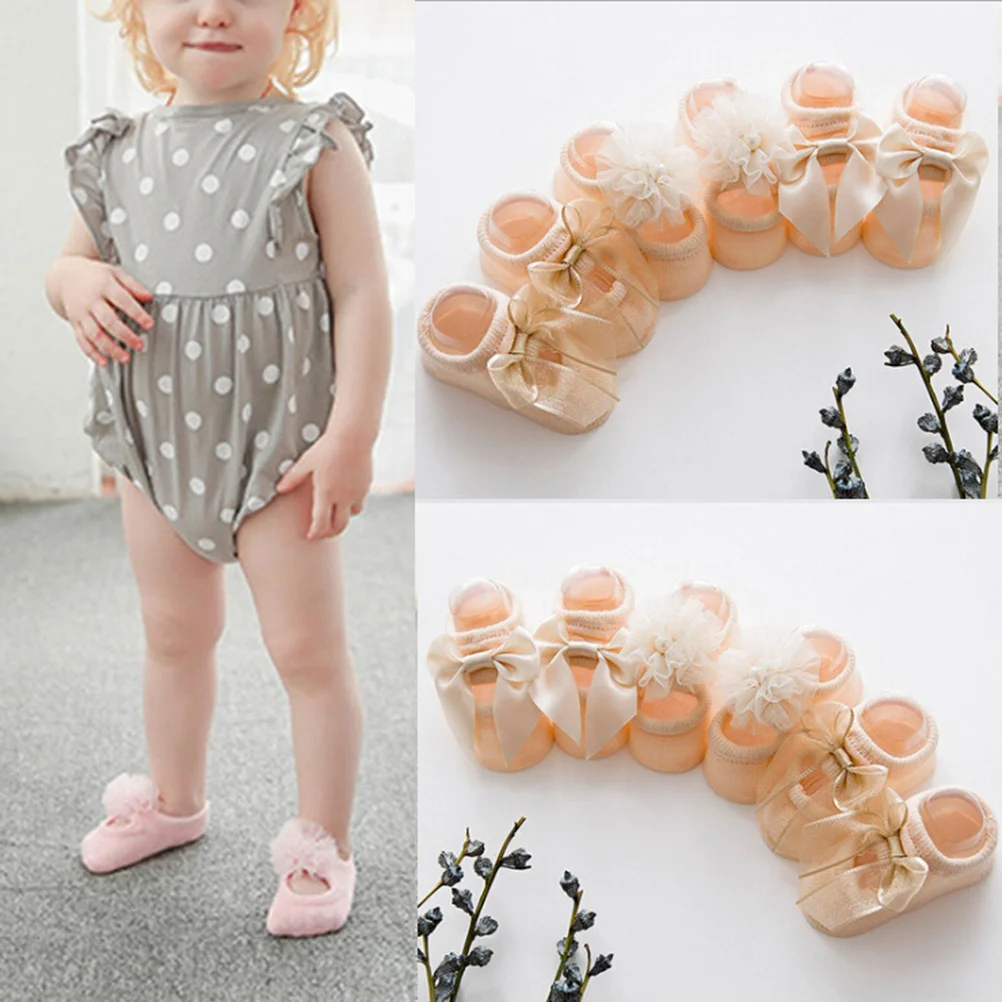 

1 Pair Anti-Slip Baby Floor 0-12 13-36 Months Soft Cotton Kids Socks For Toddler Infant Spring Autumn Short Socks