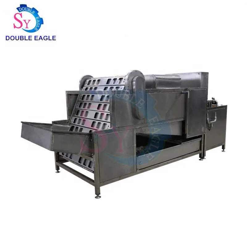 Máquina peladora de piel de huevo hervido de alto rendimiento, pelador de cáscara de huevo de gallina cocida, equipo de procesamiento de descascarado, 10000 Uds./H