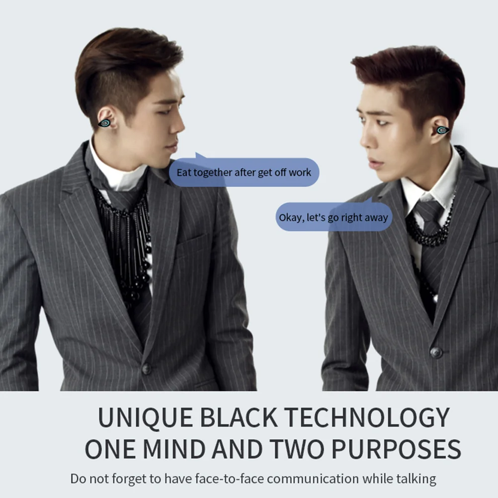 

Wireless Earphones Clipping Headset 50 Mah Mini Lightweight Waterproof Stereo Sound For Sports Portable Headset