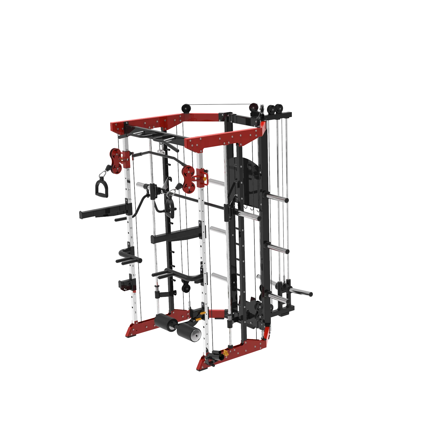 

Wholesale Multi Function Station Home Gym Body Building Equipment Multi Gym Smith Machine Gym Squat Rack