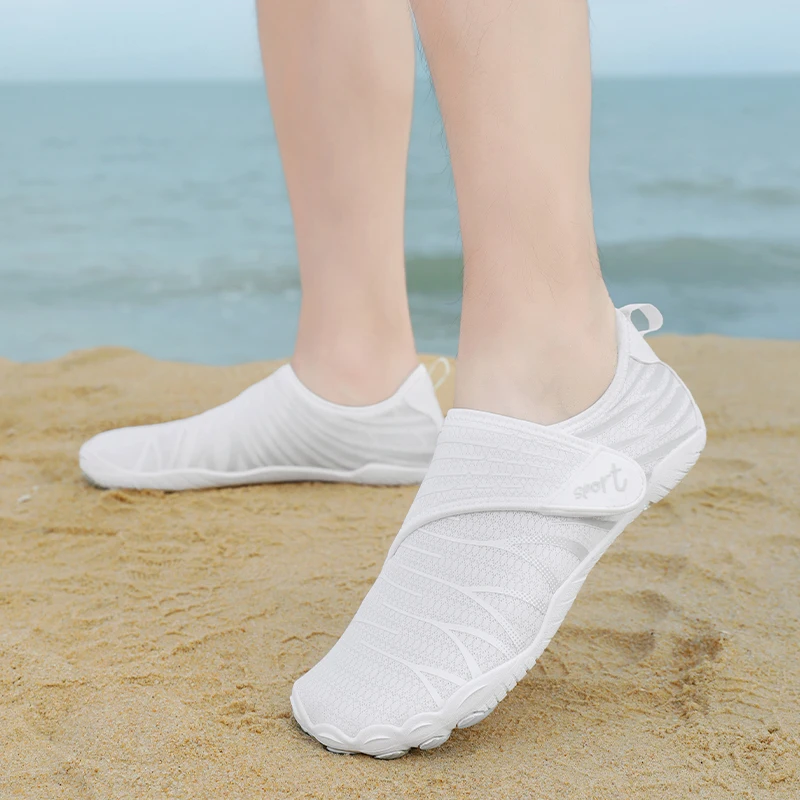 Nowe szybkoschnące buty do wody na plaży unisex pływanie kapcie do wody nadmorskie boso Surfing Upstream trampki damskie męskie sandały