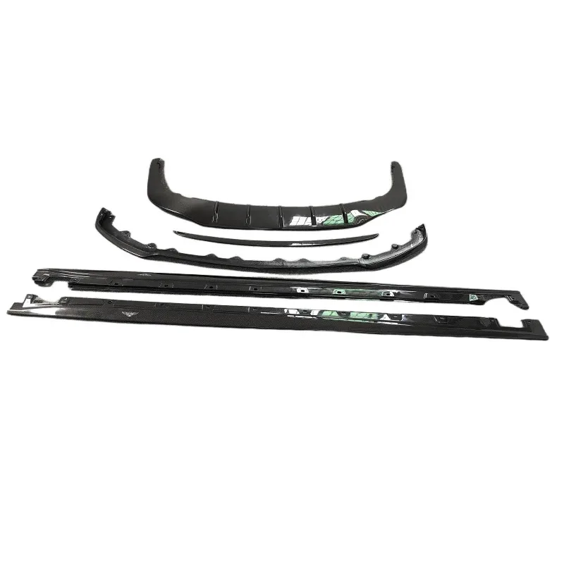 

W12 Style True Carbon Fiber Body Kit with Front and Rear Lip Side Skirts and Rear Spoiler for Flying Spur 2020-2023