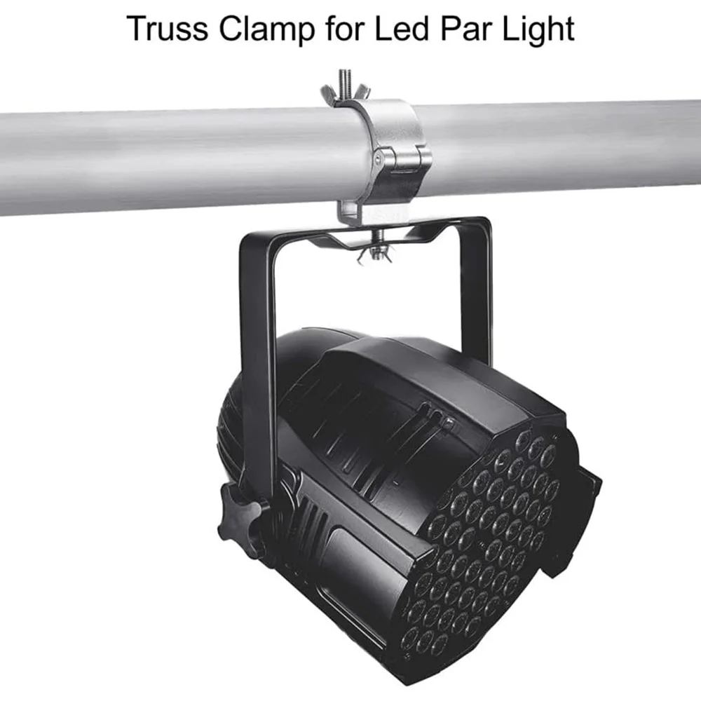 10 قطعة 2-بوصة سبائك الألومنيوم المرحلة ضوء هوك ل الجمالون الثقيلة 48-55 مللي متر 220LB DJ تتحرك رئيس ضوء المشبك لنادي الزفاف