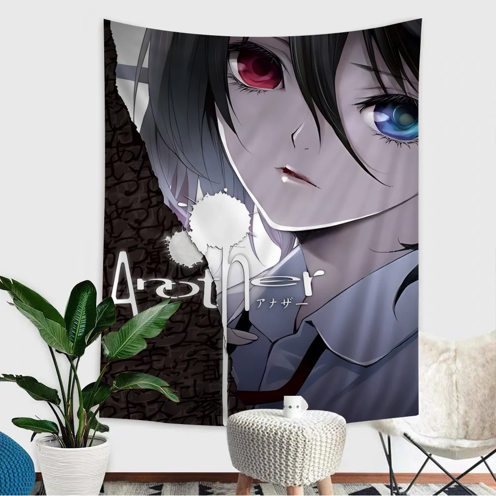 Japanese Horror Anime Another Classic Movie DIY Wall Tapestry Hanging Tarot Hippie Wall Rugs Dorm Home Decor