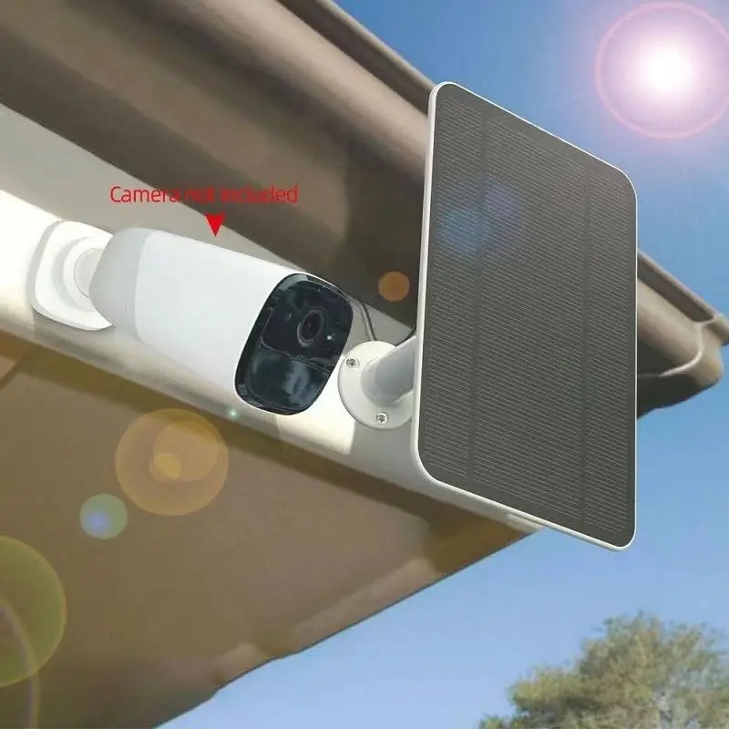 5W 3W Solar Panel Wall Mount Solar Charging Panels Waterproof Solar Cell System With Cable for Security Cameras