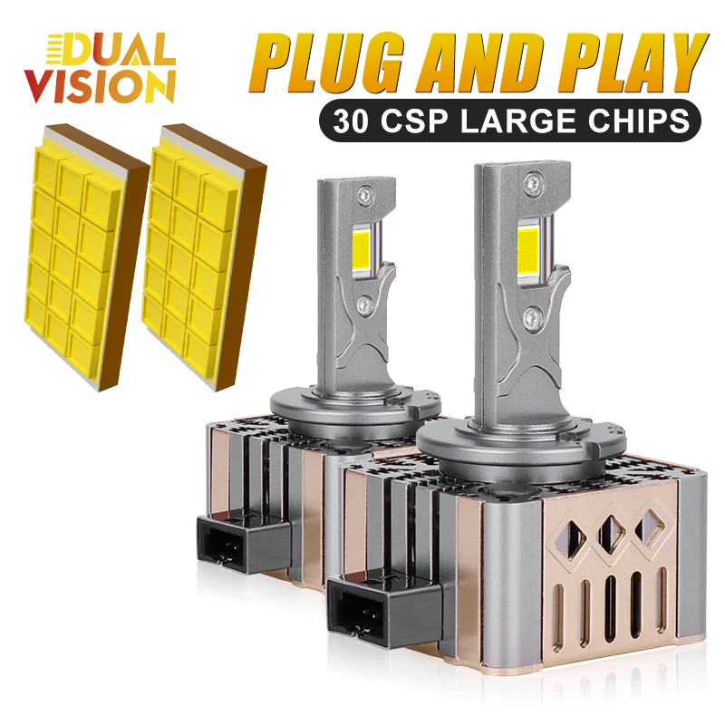 

2Pcs D series D4S LED Canbus Car Light Headlights Bulb D1S D3S D2R D4R Auto Fog Lights Super Bright Lamp Plug&Play 12V