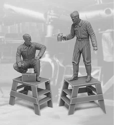 1/32 Die Cast Resin Figure Model Assembly Kit Resin Soldier DIY Kit Needs Assembly Unpainted