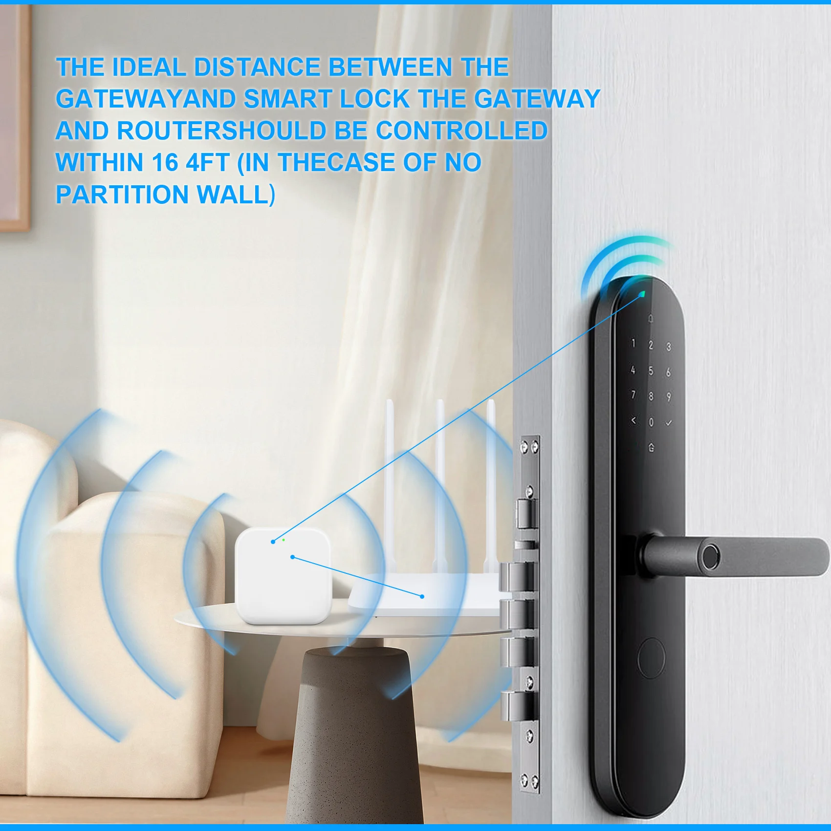 Gateway G2 per TT Lock APP Adattatore Wi-Fi per serratura elettronica intelligente Bluetooth