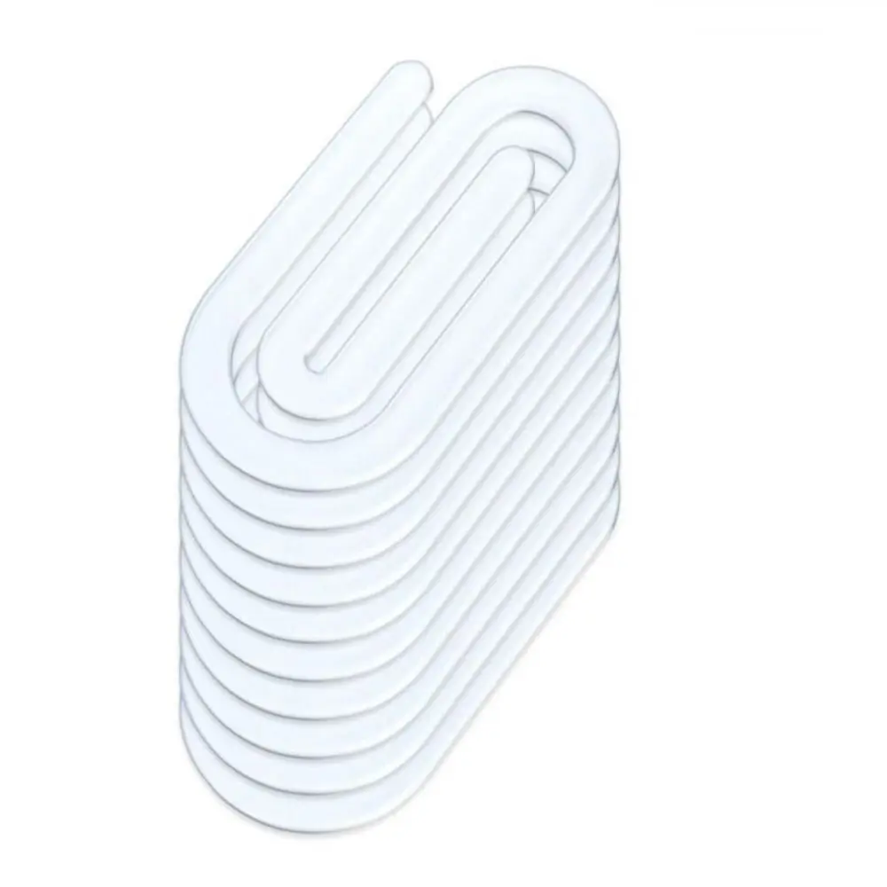 

10Pcs Acrylic DIY Bookmarks Sublimation Blanks Transparent Acrylic Paper Clips Clear Ornaments Unfinished Bookmarkers