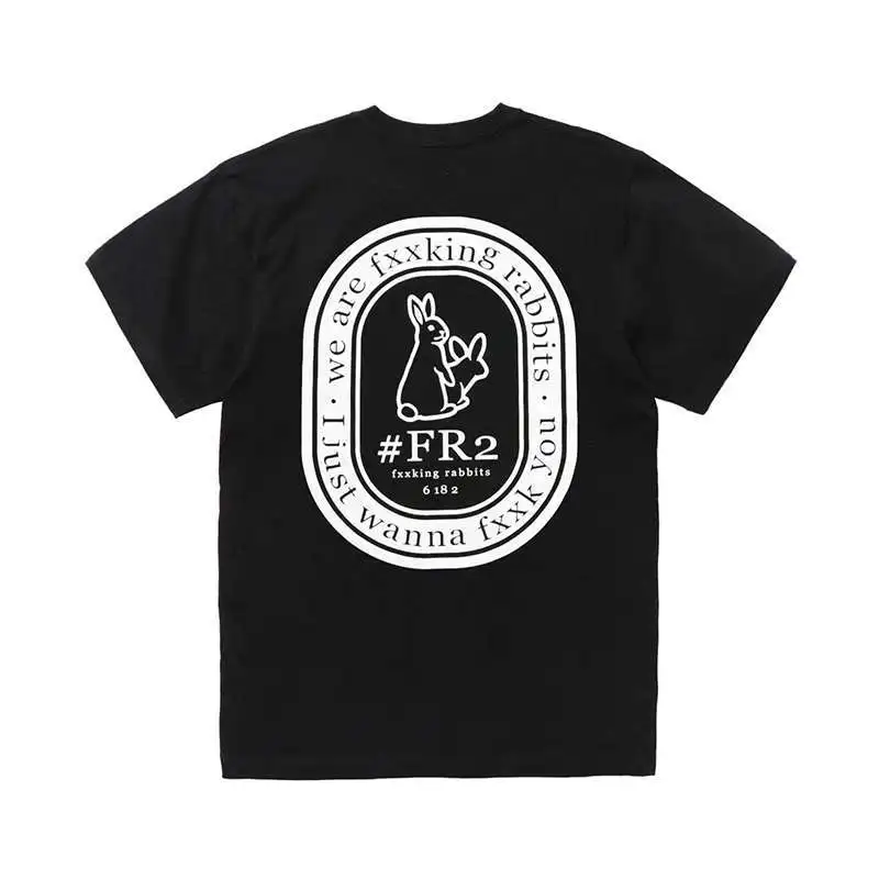 

Summer Niche Trendy Brand Printed Short-sleeved T-shirts for Parents and Children, The Same Style for Both Boys and Girls