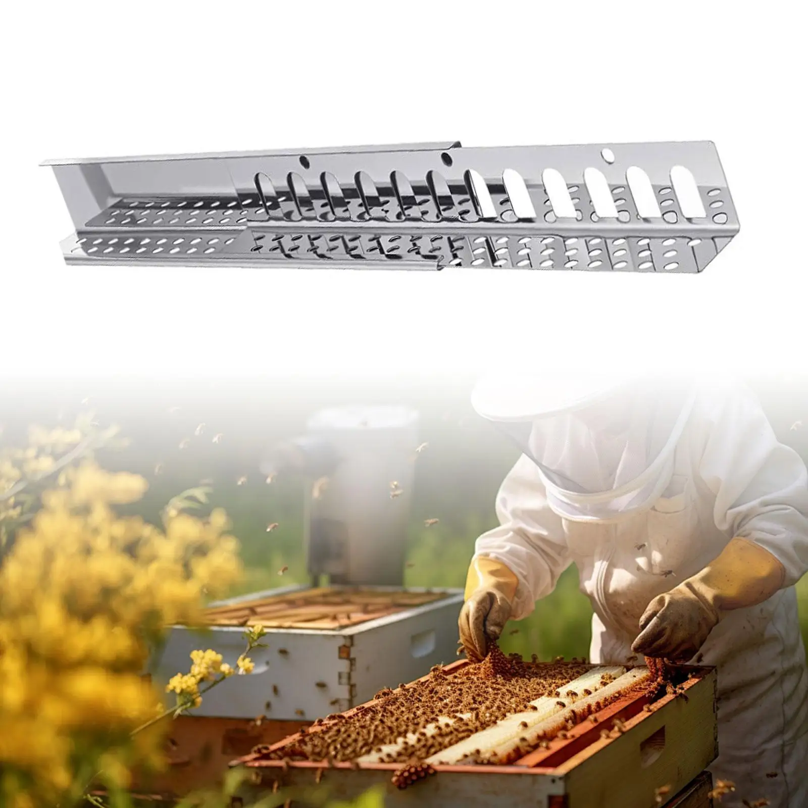 

Beehive Entrance Reducer Hive Management Flexible Access Sliding Guard