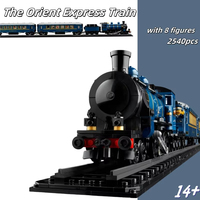 2025 NEW Ideas The Express Train 140th anniversary luxury train Bricks DIY For Kids Holiday Party Supplies Birthday Gifts