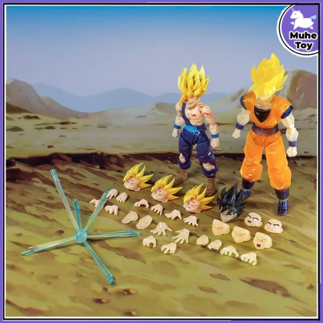 Demoniacal Fit Dragon Ball S.H.Figuarts SHF Father and Son Gohan Goku Anime Action Figures Model Collector