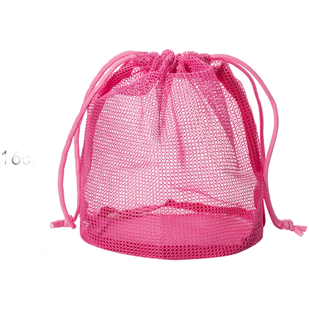 Mesh Pouch Travel Organizer Large Capacity Hex Mesh Panels Adjustable Drawstring Closure Large Capacity Travel Accessory Bag