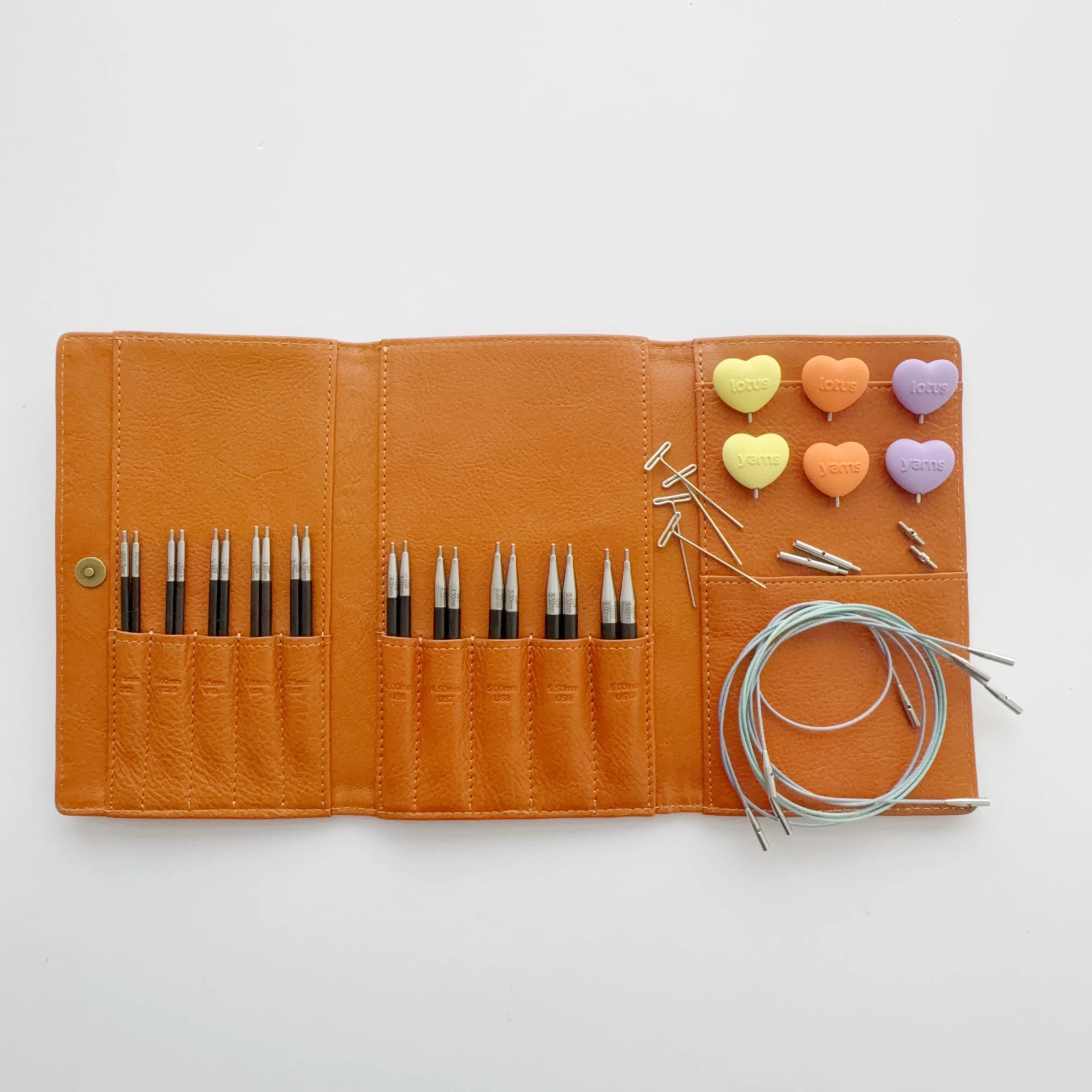 

Lotus Yarns TARIM 3.5 "Interchangeable Circular Needles Set( 10 Pairs needle Tips)