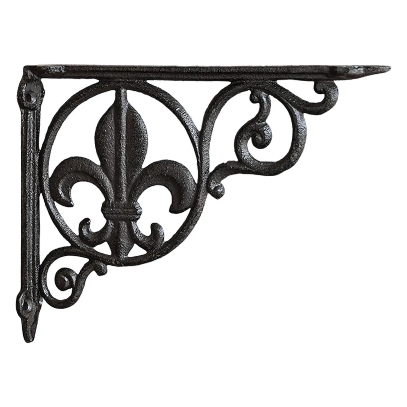 Suporte de prateleira decorativo rústico casa sala de estar suporte de prateleiras de montagem na parede