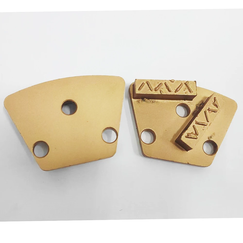 PCD Epoxy Curing Floor Grinding Block Diamond Iron Disc Concrete Stone Grinding Head Grinding Knife Fan-Shaped Grinding Disc