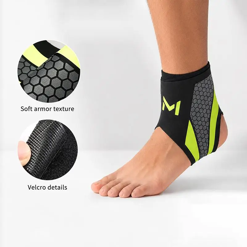 【OD】Breathable Honeycomb Compression Fitness Ankle Brace Adjustable Ankle Support Ankle Brace Ankle Support To Prevent Injured