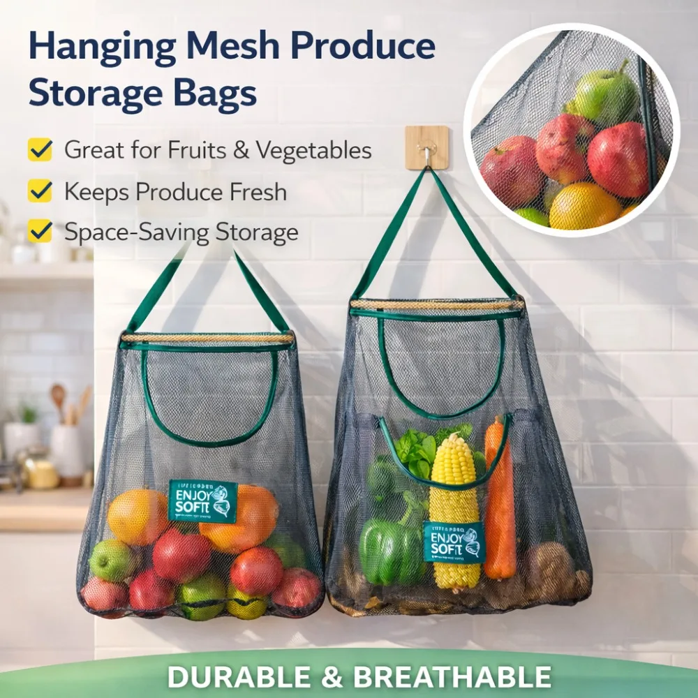 Large Mesh Storage Hanging Bag 2