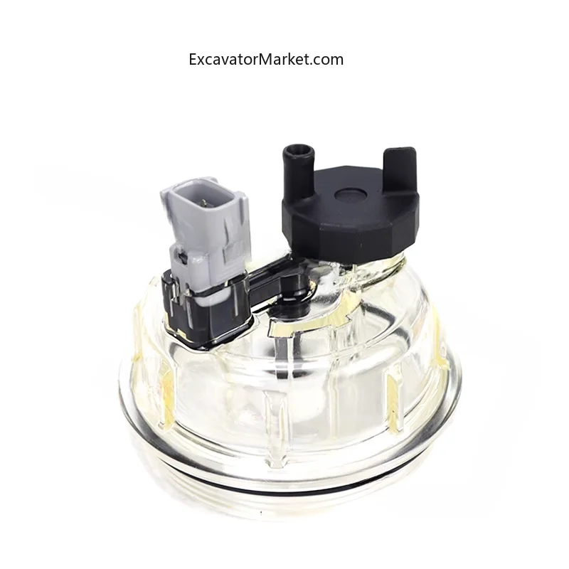 Excavator Hitachi zax200 210 240 300-5a Oil Water Seperator Filter Cup Transparent Water Accumulation Cup Accessories