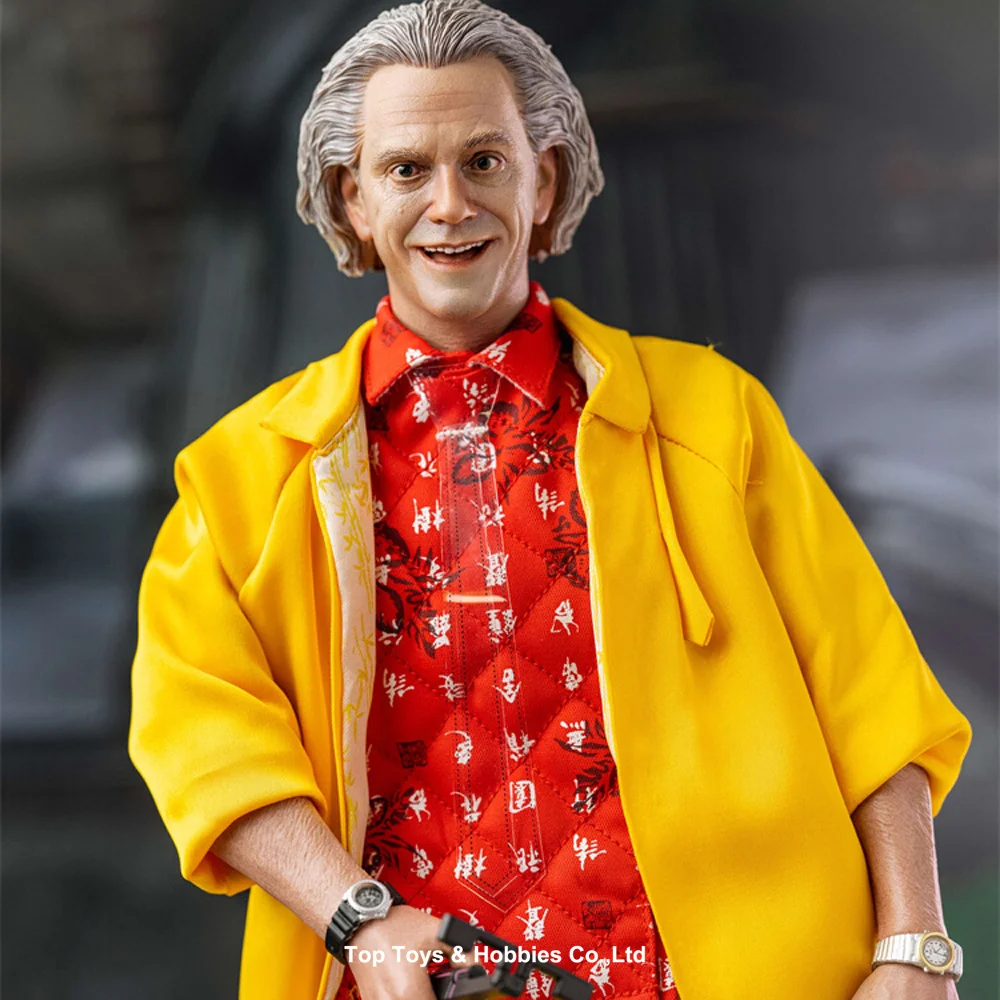 SaturnToys-Action Figure Soldado Masculino, Dr. Emmett Brown, Conjunto Completo, Modelo Corporal, Brinquedos para Fãs, Presentes, ST002, 1: 6,12"