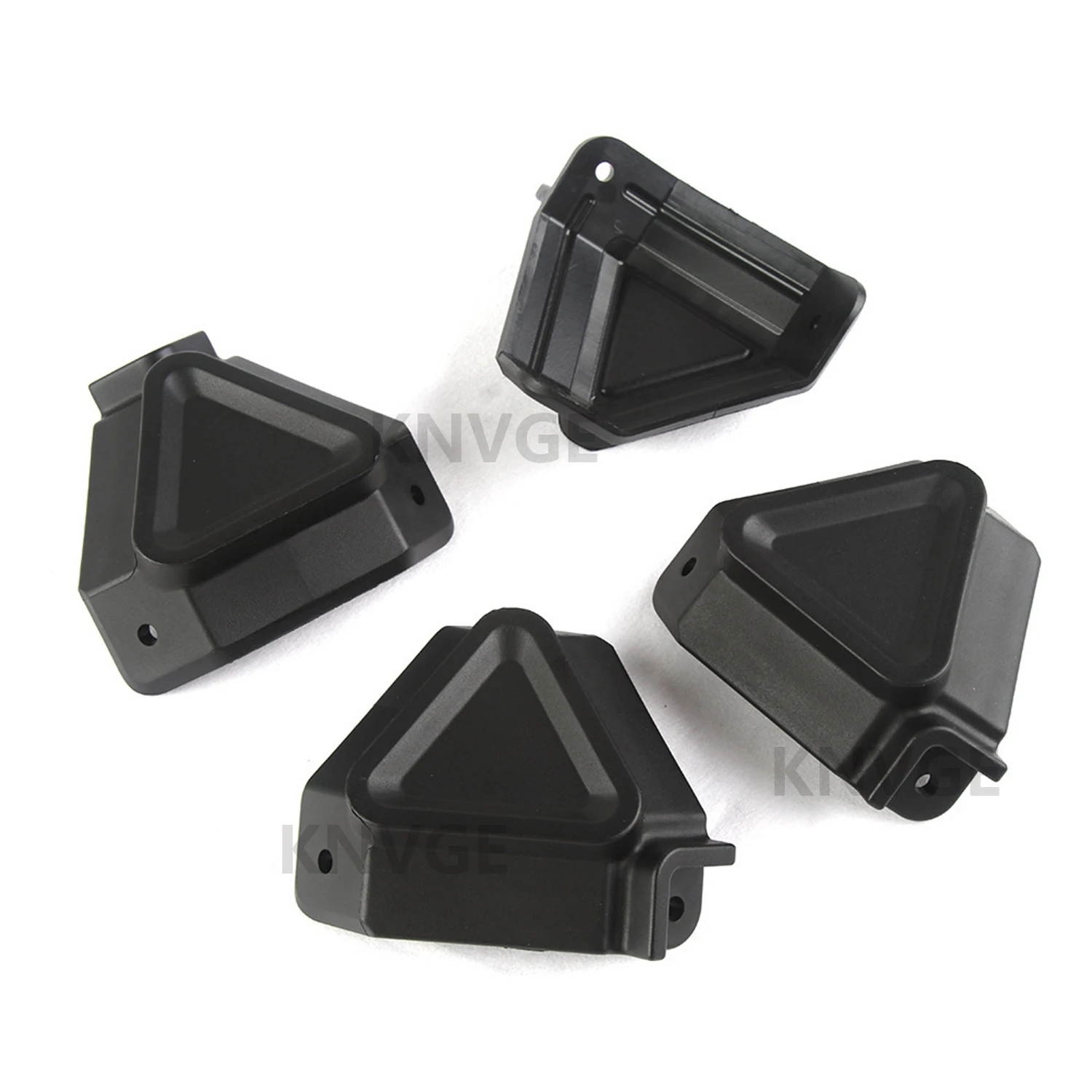 4PCS Motorcycle Aluminum Side Box or Tail Box Protection Angles Motorbike Scooter Stainless Steel Trunk Cornerite Accessories