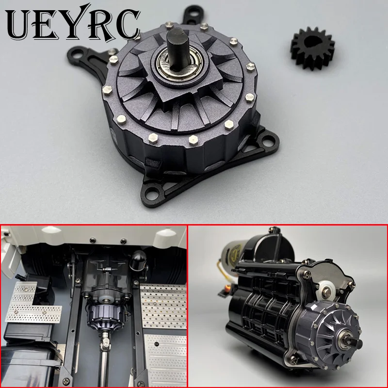 

Металлическая головка редуктора, усилитель крутящего момента для 1/14 Tamiya RC Truck Самосвал SCANIA 770S 56368 VOLVO ACTROS BENZ MAN Car