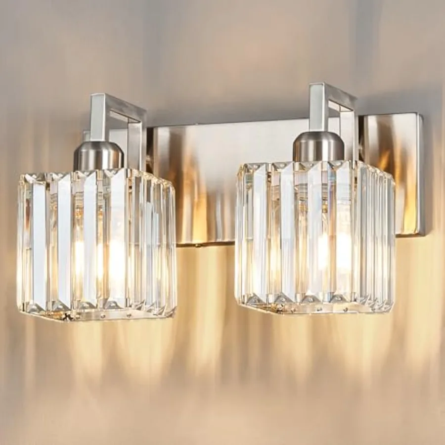 

Modern Bathroom Vanity Light s Brushed Nickel Vanity Light Crystal Wall Light Bathroom Light Fixtures