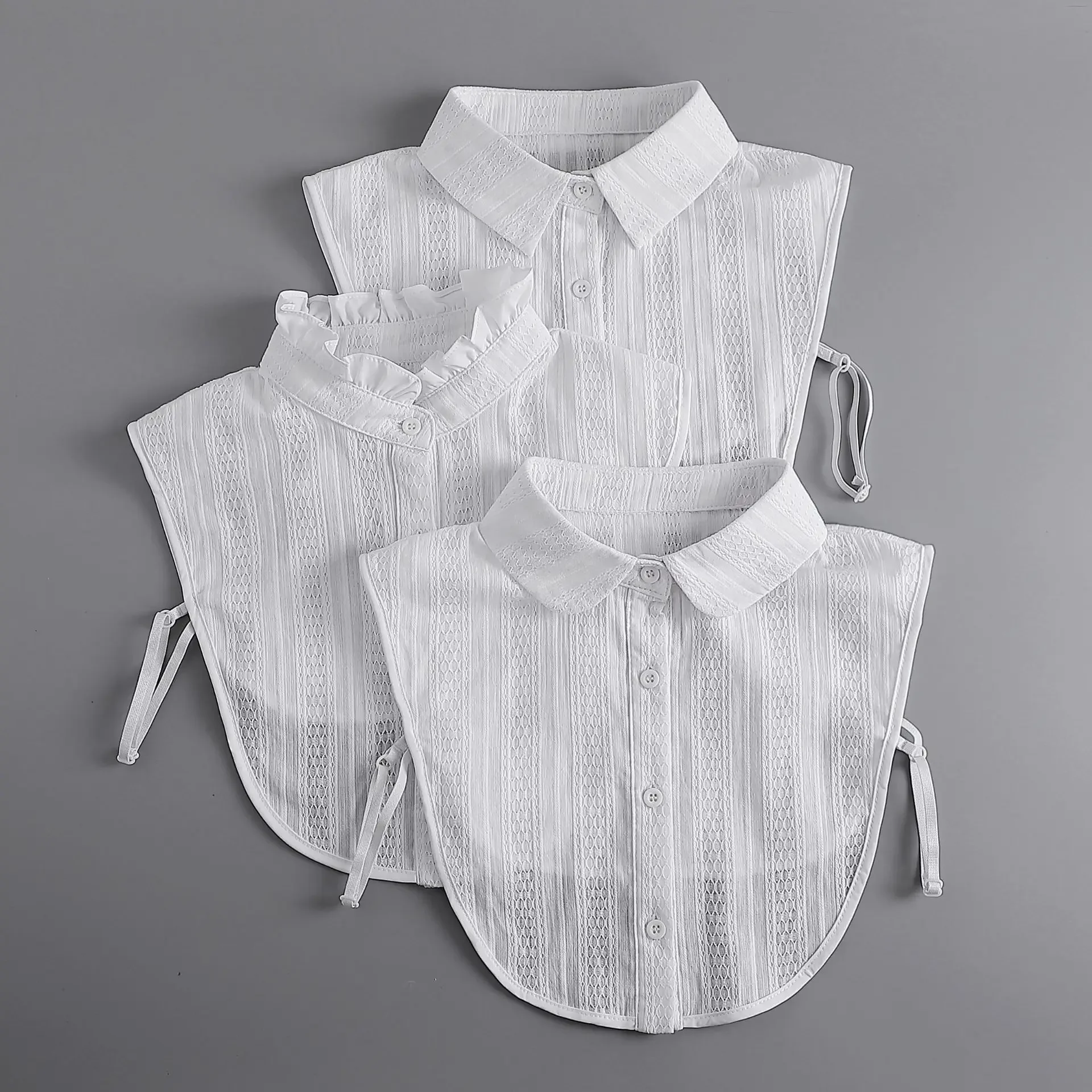 

Women Formal Stand Fake Collars for Mens Lapel Shirt Detachable White Summer Autumn False Collars Fake Female Collar Decorative