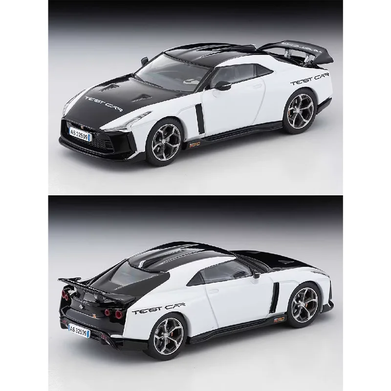 TAKARA TOMY TOMYTEC 1/64 TLV-N Nissan GT-R50 Blanc Vert Alliage Jouet Moteur Moulé Sous Pression En Métal Modèle Cadeaux