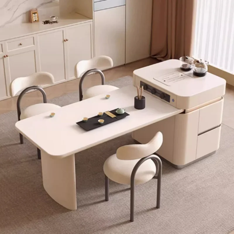 Wood Chairs Dining Table Extendable Hallway Kitchen Restaurant Dining Table Lounge Designer Mesas De Comedor Home Furniture