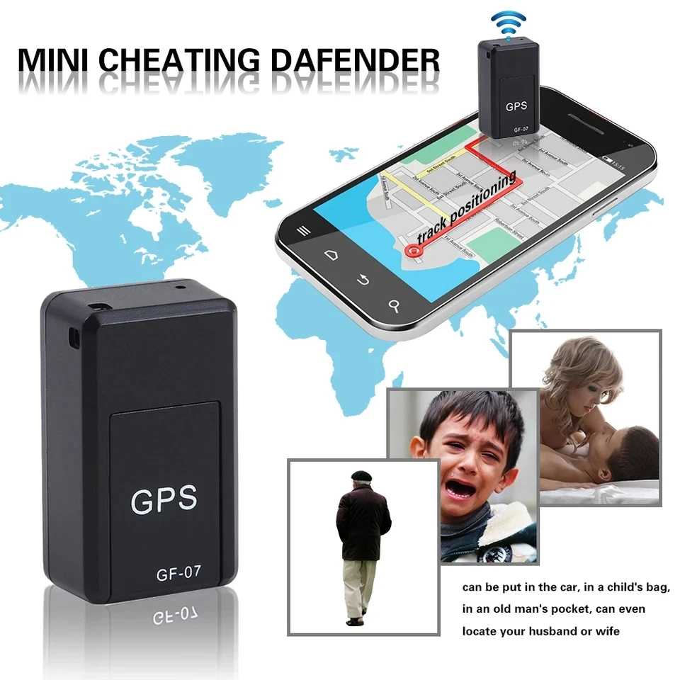 Micro Magnetic GPS Tracker, Vehicle Motorcycle Real-time Anti-theft Tracking Monitor, Personal Anti Loss Positioning Mini GPS