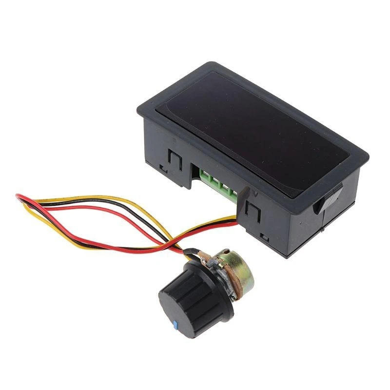 97QC لـ 6-30V 12V 24V 15A PWM MOTOR Controller مع شاشة رقمية